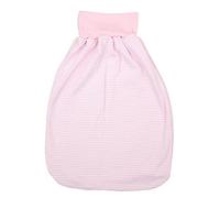 TupTam Gigoteuse Bébé Non Rembourrée - Turbulette Coton avec Taille Élastique, Idéale Été et Printemps, Rayé Rose, 0-6 mois