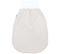 TupTam Gigoteuse Bébé Non Rembourrée - Turbulette Coton avec Taille Élastique, Idéale Été et Printemps, Stripe Beige, 6-12 mois
