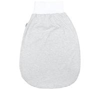 TupTam Gigoteuse Bébé Non Rembourrée - Turbulette Coton avec Taille Élastique, Idéale Été et Printemps, Rayé Gris, 6-12 mois