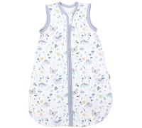 TupTam Gigoteuse d'été pour Bébé certifié OEKO- TEX sans manches 0.5 TOG, papillons_fleurs_bleues, 68-74