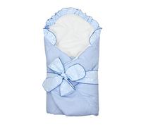 TupTam Gigoteuse Nid d'ange Bébé avec Ruban, Bleu, 70 x 70 cm
