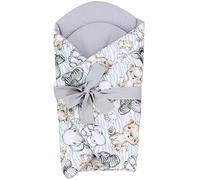 TupTam Gigoteuse Nid d'ange Bébé avec Ruban, Safari, 70 x 70 cm