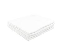 TupTam Langes Bébé en Mousseline 70x80, Lot de 5/10, Blanc, 5er Pack
