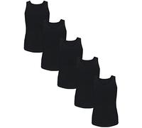 TupTam Maillots de Corps Fille 5 Pièces - Débardeurs en Coton Confortables et Respirants