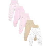 TupTam Pantalon avec Pieds pour Bébé, Lot de 5.