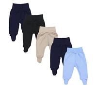 TupTam Pantalon avec Pieds pour Bébé, Lot de 5., Garçon 8, 68