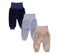 TupTam Pantalon Bébé Garçon Hiver 3 Pièces - Pantalon Bébé Doux et Chaud avec Taille Élastique, Mix de Couleurs 1, 104