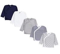 TupTam T-Shirt à Manches Longues pour Bébé, Lot de 5, Garçon 3, 50