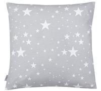 TupTam Taie d'oreiller à Motifs Housses pour Enfants décoratif, étoiles Gris, 80x80 cm