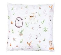 TupTam Taies d'oreillers Décoratives pour Enfant, Clairière/Chevreuils, 80 x 80 cm