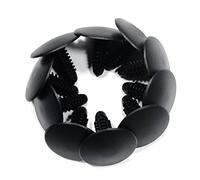 Tuqiang 10 pcs A196 Clips de retenue universels pour voiture, rivets en plastique, fixations automobiles, clips de pare-chocs, rivets de fixation Clips et rivets pour voiture.