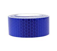 Tuqiang® Bande Réfléchissant Adhésif pour Véhicules Vêtements Sac à dos Haute visibilité Ruban Sécurité extérieure Autocollant réfléchissant 1 Pièces Bleu 3M×2.5CM