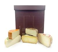 Tuquam Boîte Pecorino Selection - Kit de dégustation Pecorino Toscano, fromage affiné Pecorino - Demi-pain de pecorino - 5 fromages - Directement d'Italie