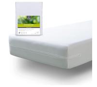 Tural Housse de Matelas 140x200cm Anti-acariens Respirant Certifié Oeko-TEX Alèse Imperméable Blanc