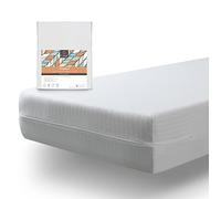 Tural Housse de Matelas 200x190/200cm Elastique et Résistant avec Fermeture Éclair Certifié Oeko-TEX Réglable Blanc