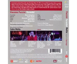 Turandot (Giacomo Puccini) - Orchestra De La Communitat Valenciana - Chen Kaige - Zubin Meta - Blu Ray