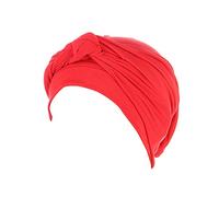 Turban 2024 Bonnet élégant pour femme - Bandana - Cheveux musulmans - Respirant - Protection solaire - Bonnet chimio, perte de cheveux islamique - Abaya, Dubaï, Hijab - Bandeau élastique, 3 - Rouge.,