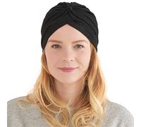 Turban Cheveux Twist À Paillettes, Bonnet Femme Foulard Argenté Mode Boho, Chapeau Chic Style Bandana Arabe Indien pour Festival Noir