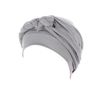 Turban chimio pour femme - Foulard musulman doux et souple de couleur unie, bonnet de sommeil chaud et bonnet respirant, foulard tendance pour la perte de cheveux, les patients atteints de cancer