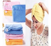 Turban De Bain En Microfibre, Serviette Absorbante, Séchage Rapide Des Cheveux, Bonnets De Douche, Chapeau De Peignoir, Enveloppes De Cheveux Multicolores Pour Femmes
