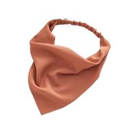 Turban de couleur unie, accessoires for cheveux, bandeau polyvalent, écharpe triangulaire, coupe-vent for l'extérieur(Yellow Purple Brown Orange)