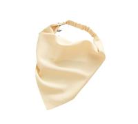 Turban de couleur unie, accessoires for cheveux, bandeau polyvalent, écharpe triangulaire, coupe-vent for l'extérieur(White Lake Blue Grey TenderPink)