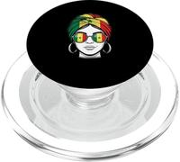 Turban Drapeau Sénégal Femme Fierté Nationale PopSockets PopGrip pour MagSafe