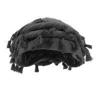 Turban élastique torsadé turban décoratif à pompons turban extensible pour homme (taille M)