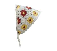 Turban en crochet avec motif floral délicat pour femme - Accessoire de cheveux tendance