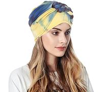 Turban Femme Chimio Bonnet Alopecia Bandana Head Cover pour Dormir Mode Musulmane Priere Confortable Tissu souffrant de Perte Cheveux