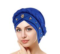 Turban Femme Chimio Bonnet de Sommeil pour Femmes Cancéreuses en Coton pré-noué Chapeau Taille Unique Perte Cheveux Cancer Sortie Vacances