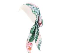 Turban Femme Chimio，Foulard Cheveux Femme ，Hijab a Enfiler ，Bandana Cheveux Femme en Simili soie simulée Pirate Cap (9, Taille unique)