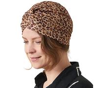 Turban Femme Twist Plissé Vintage - Chapeau Homme Bonnet Mode Festival Costume Divination Chic Retro Léopard