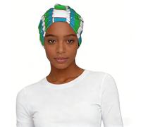 Turban imprimé drapeau de la République d'Ouzbékistan pour femme, foulard extensible, chapeau léger, bonnet de sommeil, chimio peau sensible, cadeau