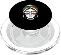 Turban Motif Drapeau Femme iranienne fière PopSockets PopGrip pour MagSafe