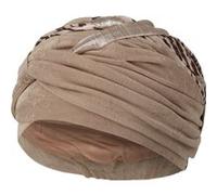 Turban Perla Taupe Tiger by Christine Headwear taupe One Size