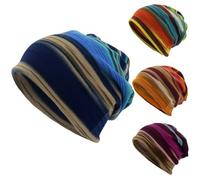Turban pour Femme UK - Bonnet béret avec écharpe - Couvre-chef doux, Orange, L