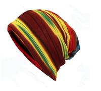 Turban pour Femme UK - Bonnet béret avec écharpe - Couvre-chef doux pour chimio, Orange/bleu, L