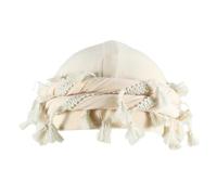 Turban pour homme Halo Head Wraps Durag avec sangles torsadées, turban élastique doublé en satin pour demi-turban noir, blanc, taille unique