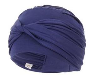 Turban Shakti Uni by Christine Headwear bleu foncé One Size
