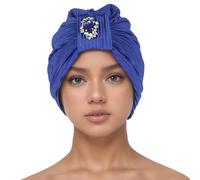 Turbans Chimio pour Femme Coton Stretch Bonnet de Nuit Chapeaux Bandeau Foulard Extensible Chretien Femmes Chemo Dry Cheveux Voile Cap Taille Unique Bonnets Bandana
