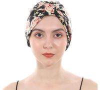 Turbans pour Femmes/Bandeau pour Femmes Doublé Doux Turban tête Enveloppement Chapeaux plissé Bonnet Casquette Perte de Cheveux Chapeau (A, Taille unique)