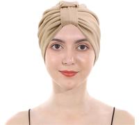 Turbans pour Femmes/Bandeau pour Femmes Doublé Doux Turban tête Enveloppement Chapeaux plissé Bonnet Casquette Perte de Cheveux Chapeau (5, Taille unique)