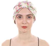 Turbans pour Femmes/Bandeau pour Femmes Doublé Doux Turban tête Enveloppement Chapeaux plissé Bonnet Casquette Perte de Cheveux Chapeau (C, Taille unique)
