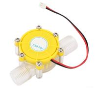 Turbine à eau hydroélectrique 12 V CC - Petit générateur pour unité d'alimentation hydraulique - Sortie stable - Fonctionnement silencieux - 0,05-1,2 MPa - Pour maison, jardin, étang - 8,8 x 4,5 cm