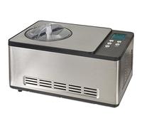 Kitchen Chef Sorbetière ICE-1530PRO – 150W, cuve aluminium 1,65 L, écran LCD – Noir et argent