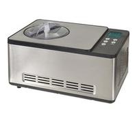 Kitchen Chef Sorbetière ICE-1530PRO – 150W, cuve aluminium 1,65 L, écran LCD – Noir et argent