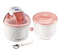 Sorbetiere Lagrange Double Cuve (2 x 1.5L) Rose Orange