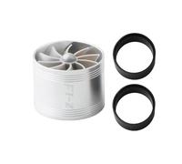 Turbine d'admission d'air turbo simple face en aluminium de 65 mm | Ventilateur économiseur de carburant à compresseur d'admission haute performance 157 G, amplificateur de universel pour