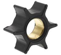 Turbine de Pompe à Eau pour Moteur Hors-bord Marin, Trou 19mm Noir | ABS et Laiton, Installation Facile, Restaure la Performance, pour Mécaniciens Marins et Propriétaires
